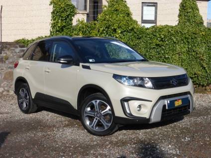 Suzuki Vitara 1.6 SZ5 ALLGRIP [Rugged Pack] 5dr Hatchback Petrol Savannah Ivory/black Roof
