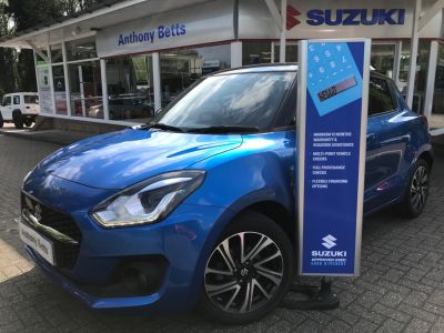 Suzuki Swift 1.2 Hatchback SZ5 Hatchback Petrol Speedy Blue Metallicdy Blue with Black Roof at Suzuki UCL Milton Keynes