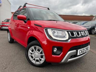 Suzuki Ignis 1.2 Dualjet MHEV SZ3 Euro 6 (s/s) 5dr Hatchback Hybrid Red at Suzuki UCL Milton Keynes