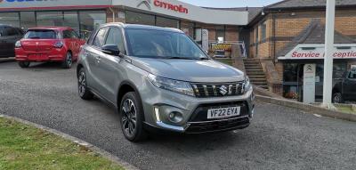 Suzuki Vitara 1.4 SZ5 BOOSTERJET MILD HYBRID **WITH VERY LOW MILEAGE, SUPPLIED AND SERVICED BY US TO ONE LOCAL OWNER FROM NEW** Hatchback Hybrid Grey at Suzuki UCL Milton Keynes