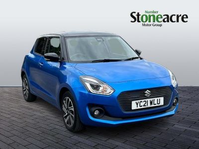 Suzuki Swift 1.2 Dualjet 83 12V Hybrid SZ5 5dr Auto Hatchback Hybrid Blue at Suzuki UCL Milton Keynes