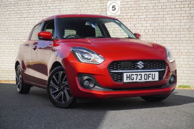 Suzuki Swift 1.2 Dualjet 83 12V Hybrid SZ5 Hatchback Petrol Burning red at Suzuki UCL Milton Keynes