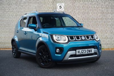 Suzuki Ignis 1.2 Dualjet 12V Hybrid SZ5 Hatchback Petrol Metallic - Neon blue/Black at Suzuki UCL Milton Keynes