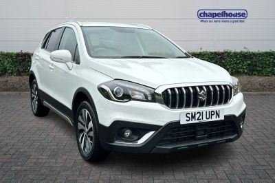 Suzuki Sx4 S-cross 1.4 Boosterjet 48V Hybrid SZ-T 5dr Auto SUV Petrol White at Suzuki UCL Milton Keynes