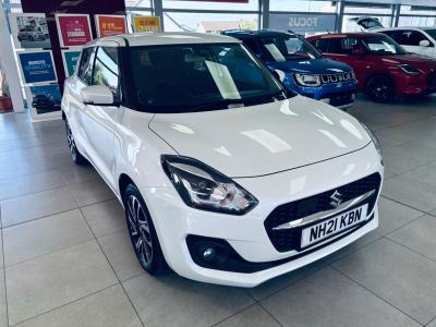 Suzuki Swift 1.2 Dualjet 83 12V Hybrid SZ5 5dr Hatchback Petrol WHITE at Suzuki UCL Milton Keynes