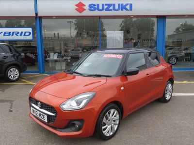 Suzuki Swift 1.2 Dualjet MHEV SZ-T Hatchback 5dr Petrol Hybrid CVT Euro 6 (s/s) (83 ps) Hatchback Hybrid Orange at Suzuki UCL Milton Keynes