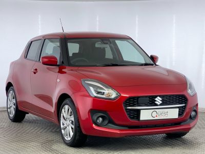 Suzuki Swift 1.2 SZ-L DUALJET MHEV Hatchback Hybrid Burning Red at Suzuki UCL Milton Keynes