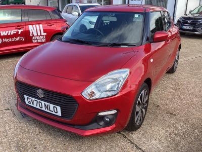 Suzuki Swift 1.2 Dualjet SHVS SZ-T 5dr Hatchback Petrol Red at Suzuki UCL Milton Keynes