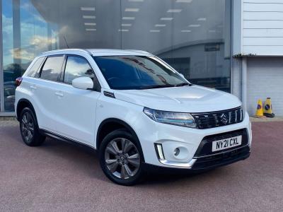 Suzuki Vitara 1.4 Boosterjet 48V Hybrid SZ-T 5dr Hatchback Petrol WHITE at Suzuki UCL Milton Keynes