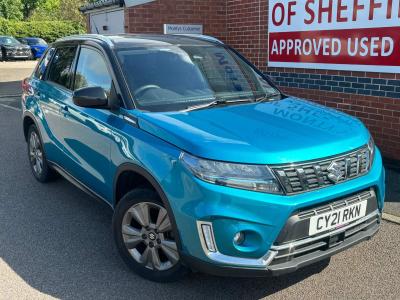 Suzuki Vitara 1.4 Boosterjet 48V Hybrid SZ-T 5dr Hatchback Petrol TURQUOISE at Suzuki UCL Milton Keynes