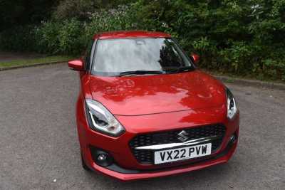 Suzuki Swift 1.2 Dualjet MHEV SZ5 Hatchback 5dr Petrol Hybrid CVT Euro 6 (s/s) (83 ps) Hatchback Hybrid Red at Suzuki UCL Milton Keynes