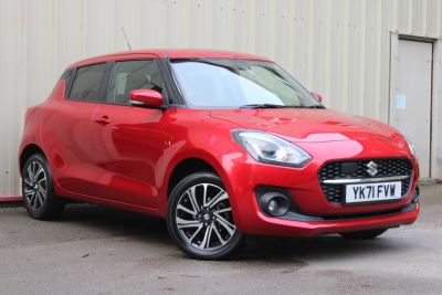 Suzuki Swift 1.2 Hatchback SZ5 Hatchback Petrol Burning Red Metallic at Suzuki UCL Milton Keynes