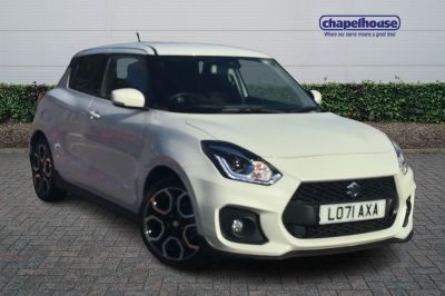 Suzuki Swift 1.4 Boosterjet 48V Hybrid Sport 5dr Hatchback Petrol White at Suzuki UCL Milton Keynes