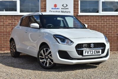 Suzuki Swift 1.2 Dualjet Mhev Sz L Hatchback 5dr Petrol Hybrid Manual Euro 6 (s/s) (83 Ps) Hatchback Petrol PURE WHITE PEARL at Suzuki UCL Milton Keynes