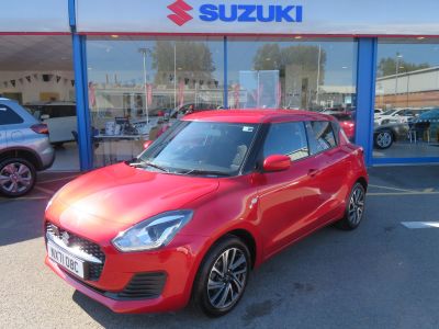 Suzuki Swift 1.2 Dualjet MHEV SZ-L Hatchback 5dr Petrol Hybrid Manual Euro 6 (s/s) (83 ps) Hatchback Hybrid Red at Suzuki UCL Milton Keynes