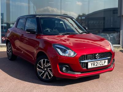 Suzuki Swift 1.2 SWIFT SZ5 DUALJET MHEV AL Hatchback Hybrid Electric RED at Suzuki UCL Milton Keynes