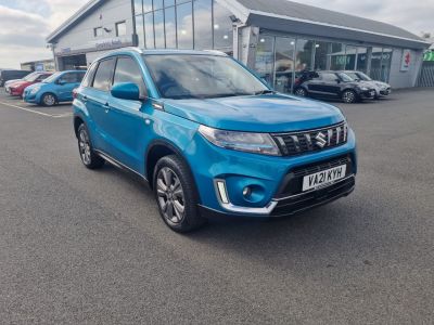 Suzuki Vitara 1.4 Boosterjet 48V Hybrid SZ-T 5dr Auto Hatchback Petrol TURQUOISE at Suzuki UCL Milton Keynes