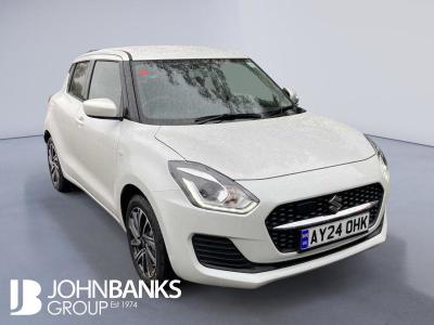 Suzuki Swift 1.2 SZ-L DUALJET MHEV Hatchback Hybrid White at Suzuki UCL Milton Keynes