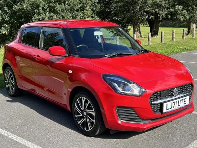 Suzuki Swift 1.2 Dualjet MHEV SZ-L Hatchback 5dr Petrol Hybrid Manual Euro 6 (s/s) (83 ps) Hatchback Hybrid Red at Suzuki UCL Milton Keynes