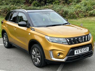 Suzuki Vitara 1.4 Boosterjet MHEV SZ-T SUV 5dr Petrol Hybrid Manual Euro 6 (s/s) (129 ps) Sports Utility Vehicle Hybrid Yellow at Suzuki UCL Milton Keynes