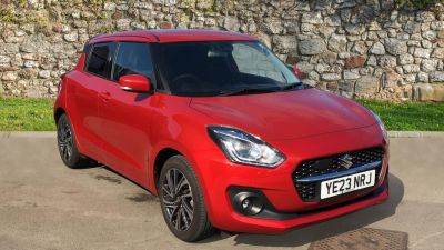 Suzuki Swift 1.2L SZ5 DualJet MHEV CVT Hatchback 5dr Hybrid Euro 6 (82 bhp) Hatchback Hybrid Red at Suzuki UCL Milton Keynes