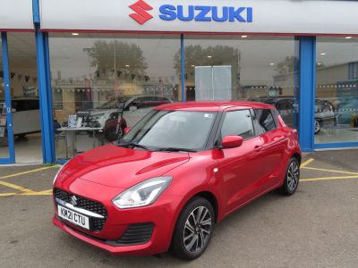 Suzuki Swift 1.2 Dualjet MHEV SZ-L Hatchback 5dr Petrol Hybrid Manual Euro 6 (s/s) (83 ps) Hatchback Hybrid Red at Suzuki UCL Milton Keynes