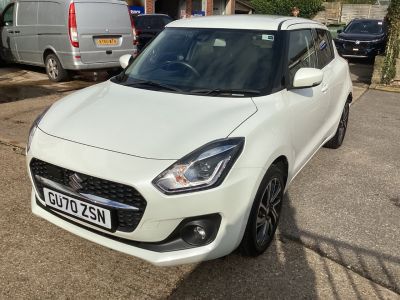 Suzuki Swift 1.2 Dualjet 83 12V Hybrid SZ5 5dr Hatchback Petrol White at Suzuki UCL Milton Keynes