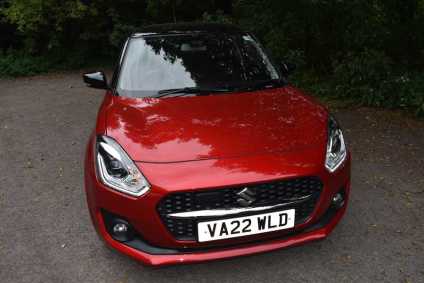 Suzuki Swift 1.2 Dualjet MHEV SZ5 Hatchback 5dr Petrol Hybrid CVT Euro 6 (s/s) (83 ps) Hatchback Hybrid Red