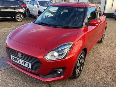 Suzuki Swift 1.0 Boosterjet SHVS SZ5 5dr Hatchback Petrol Red at Suzuki UCL Milton Keynes