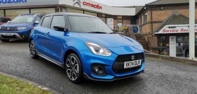 Suzuki Swift 1.4 Boosterjet SPORT Mild Hybrid, 6 Speed Manual **Final Production with a huge £2440 off list price. Delivery Mileage, available immediately** Hatchback Hybrid Blue at Suzuki UCL Milton Keynes