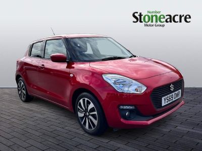 Suzuki Swift 1.2 Dualjet MHEV SZ-T Hatchback 5dr Petrol Hybrid Manual Euro 6 (s/s) (90 ps) Hatchback Hybrid Red at Suzuki UCL Milton Keynes