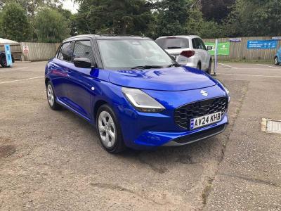 Suzuki Swift 5dr Hat 1.2 Mild Hybrid Motion Au Hatchback Hybrid Blue at Suzuki UCL Milton Keynes