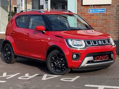 Suzuki Ignis 1.2 Dualjet MHEV SZ-T Euro 6 (s/s) 5dr Hatchback Hybrid Burning Red Pearl Metallic at Suzuki UCL Milton Keynes