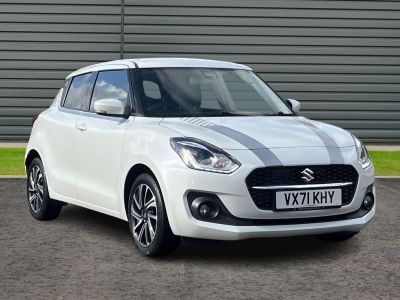 Suzuki Swift 1.2 Dualjet Mhev Sz5 Hatchback 5dr Petrol Hybrid CVT Euro 6 (s/s) (83 Ps) Hatchback Petrol White at Suzuki UCL Milton Keynes