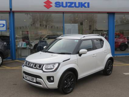 Suzuki Ignis 1.2 Dualjet MHEV SZ-T Hatchback 5dr Petrol Hybrid Manual Euro 6 (s/s) (83 ps) Hatchback Hybrid White