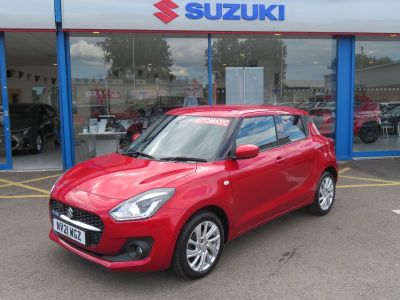 Suzuki Swift 1.2 Dualjet MHEV SZ-T Hatchback 5dr Petrol Hybrid CVT Euro 6 (s/s) (83 ps) Hatchback Hybrid Red at Suzuki UCL Milton Keynes