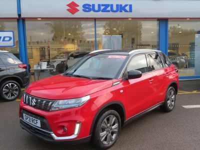 Suzuki Vitara 1.4 Boosterjet MHEV SZ-T SUV 5dr Petrol Hybrid Auto Euro 6 (s/s) (129 ps) SUV Hybrid Red at Suzuki UCL Milton Keynes