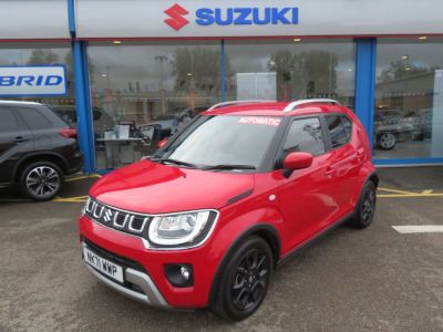 Suzuki Ignis 1.2 Dualjet MHEV SZ-T Hatchback 5dr Petrol Hybrid CVT Euro 6 (s/s) (83 ps) Hatchback Hybrid Red at Suzuki UCL Milton Keynes