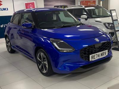 Suzuki Swift 1.2 MHEV Ultra Euro 6 (s/s) 5dr Hatchback Hybrid Frontier Blue Pearl Metallic at Suzuki UCL Milton Keynes