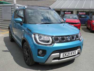 Suzuki Ignis 1.2 Dualjet MHEV SZ-T Hatchback 5dr Petrol Hybrid CVT Euro 6 (s/s) (83 ps) Hatchback Hybrid Blue at Suzuki UCL Milton Keynes