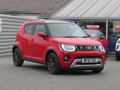 Suzuki Ignis 1.2 Dualjet MHEV SZ5 Hatchback 5dr Petrol Hybrid CVT Euro 6 (s/s) (83 ps) Hatchback Hybrid Red at Suzuki UCL Milton Keynes