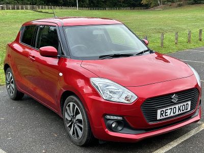 Suzuki Swift 1.2 Dualjet MHEV SZ-T Hatchback 5dr Petrol Hybrid Manual Euro 6 (s/s) (90 ps) Hatchback Hybrid Red at Suzuki UCL Milton Keynes