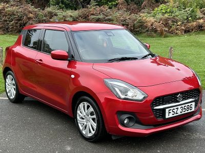 Suzuki Swift 1.2 Dualjet MHEV SZ-T Hatchback 5dr Petrol Hybrid CVT Euro 6 (s/s) (83 ps) Hatchback Hybrid Red at Suzuki UCL Milton Keynes