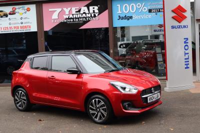 Suzuki Swift 1.2 Dualjet 83 12V Hybrid SZ5 5dr Auto Hatchback Petrol RED at Suzuki UCL Milton Keynes