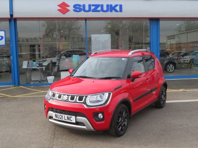 Suzuki Ignis 1.2 Dualjet MHEV SZ5 Hatchback 5dr Petrol Hybrid Manual ALLGRIP Euro 6 (s/s) (83 ps) Hatchback Hybrid Red at Suzuki UCL Milton Keynes