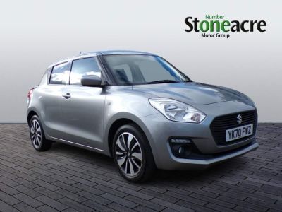 Suzuki Swift 1.2 Dualjet MHEV SZ-T Hatchback 5dr Petrol Hybrid Manual Euro 6 (s/s) (90 ps) Hatchback Hybrid Silver at Suzuki UCL Milton Keynes