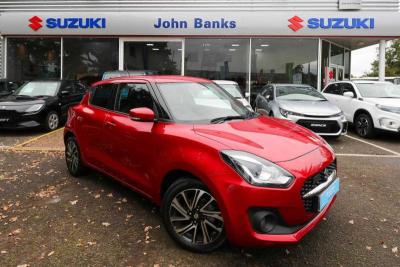 Suzuki Swift 1.2 Sz5 Dualjet Mhev Cvt Hatchback Hybrid Red at Suzuki UCL Milton Keynes