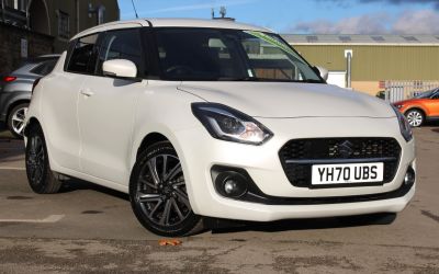 Suzuki Swift 1.2 SZ5 DUALJET Hatchback Petrol Cool Pearl White at Suzuki UCL Milton Keynes