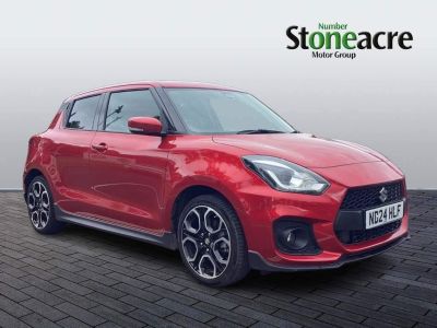 Suzuki Swift 1.4 Boosterjet MHEV Sport Hatchback 5dr Petrol Hybrid Manual Euro 6 (s/s) (129 ps) Hatchback Hybrid Red at Suzuki UCL Milton Keynes