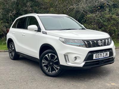 Suzuki Vitara 1.4 Boosterjet 48V Hybrid SZ5 5dr Auto Hatchback Petrol WHITE at Suzuki UCL Milton Keynes